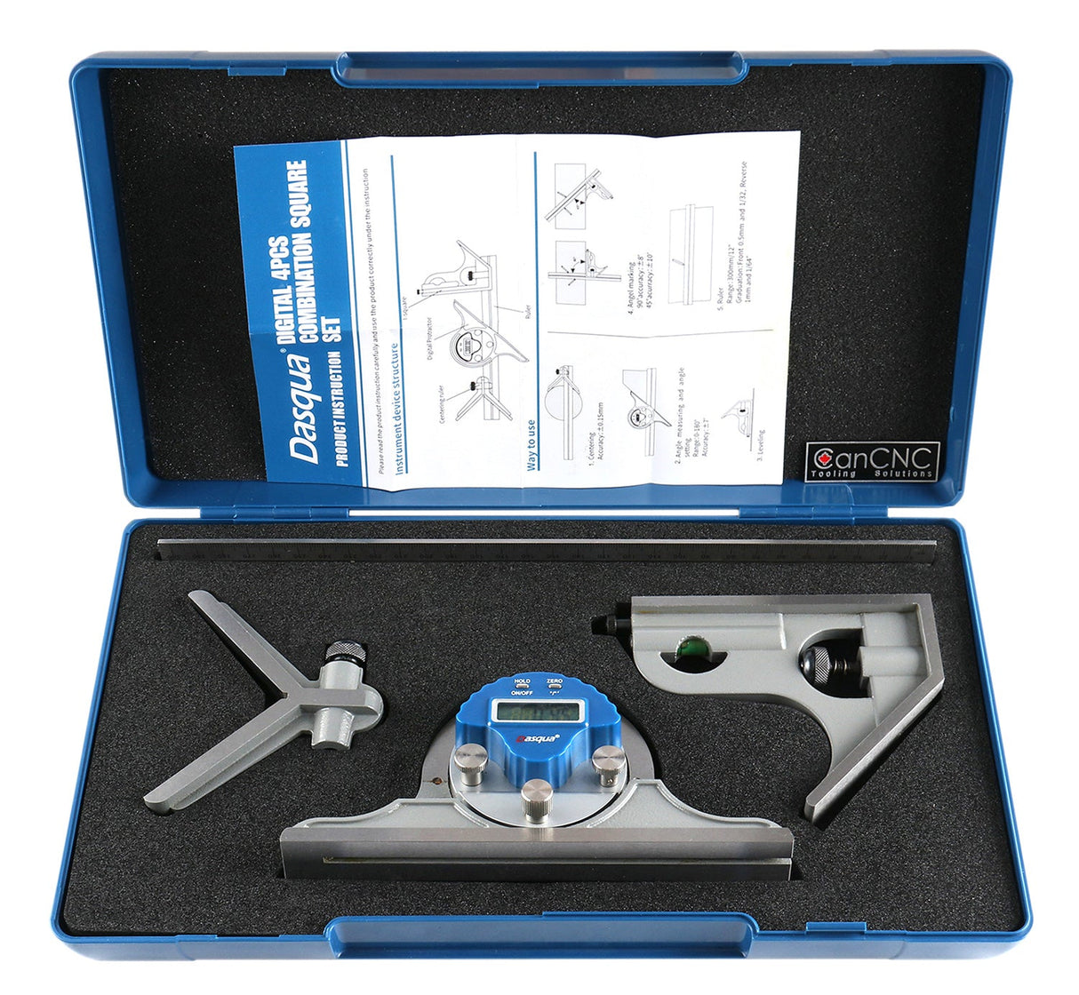 4R, E/M Combination Square Ruler Sets