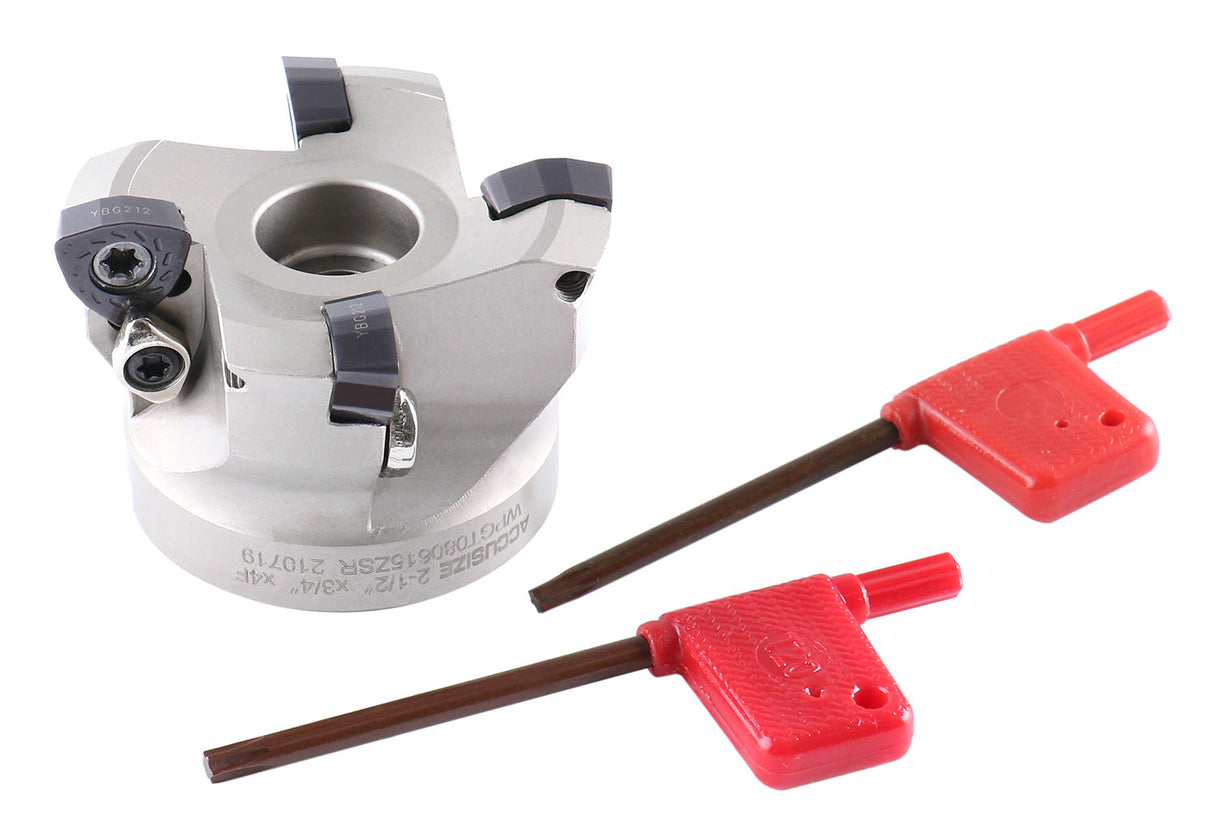 High Feed Face Mill, with WPGT Inserts