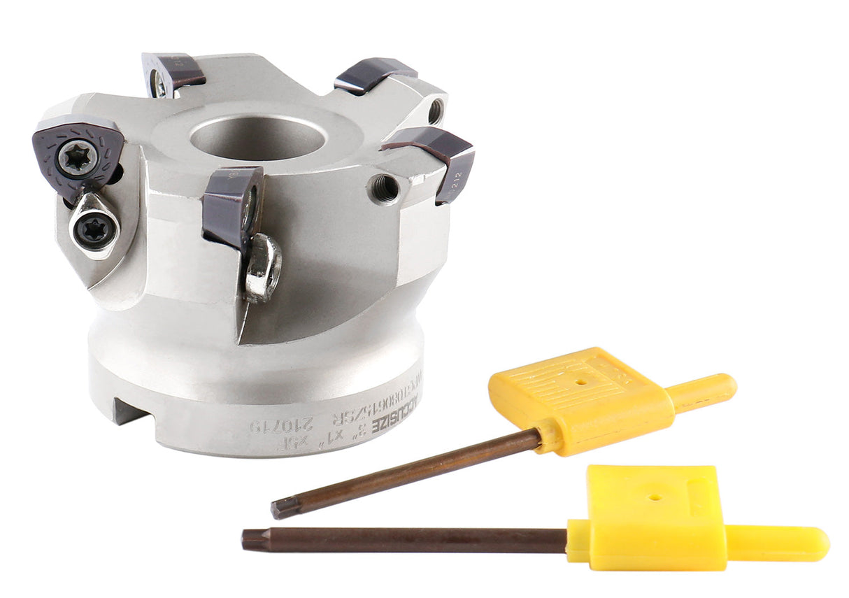 High Feed Face Mill, with WPGT Inserts