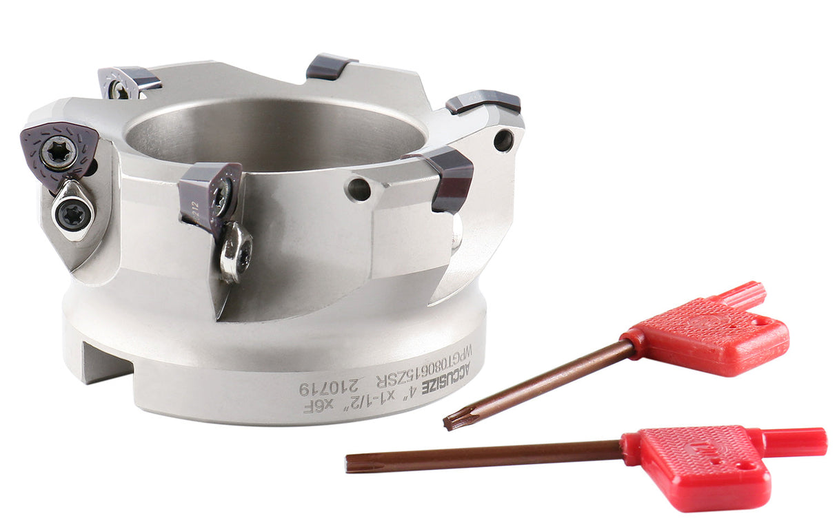 High Feed Face Mill, with WPGT Inserts