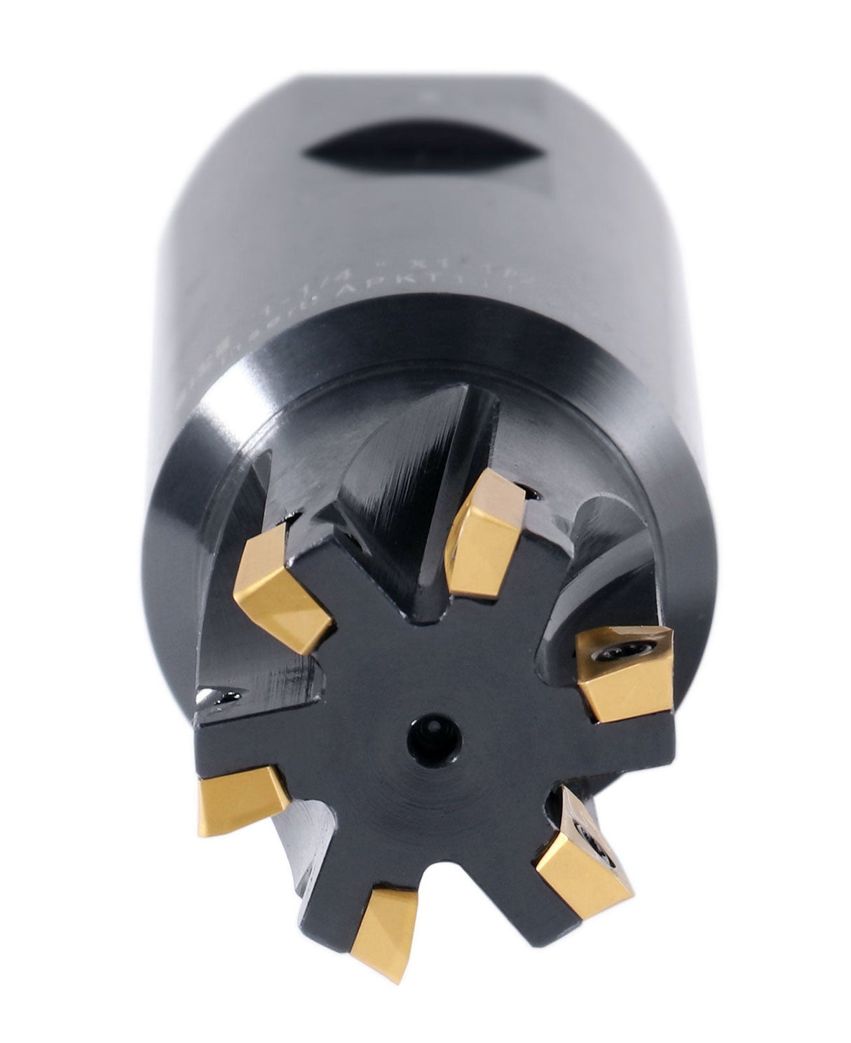 90 Degree Square Shoulder Indexable End Mill w/ Carbide APKT Inserts