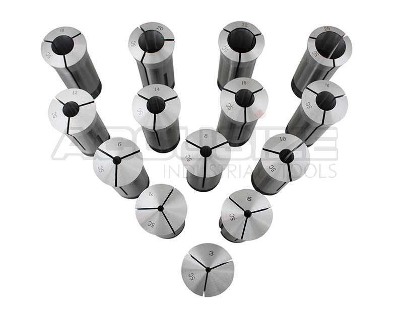 5C Precision Round Collets, Hardened & Ground