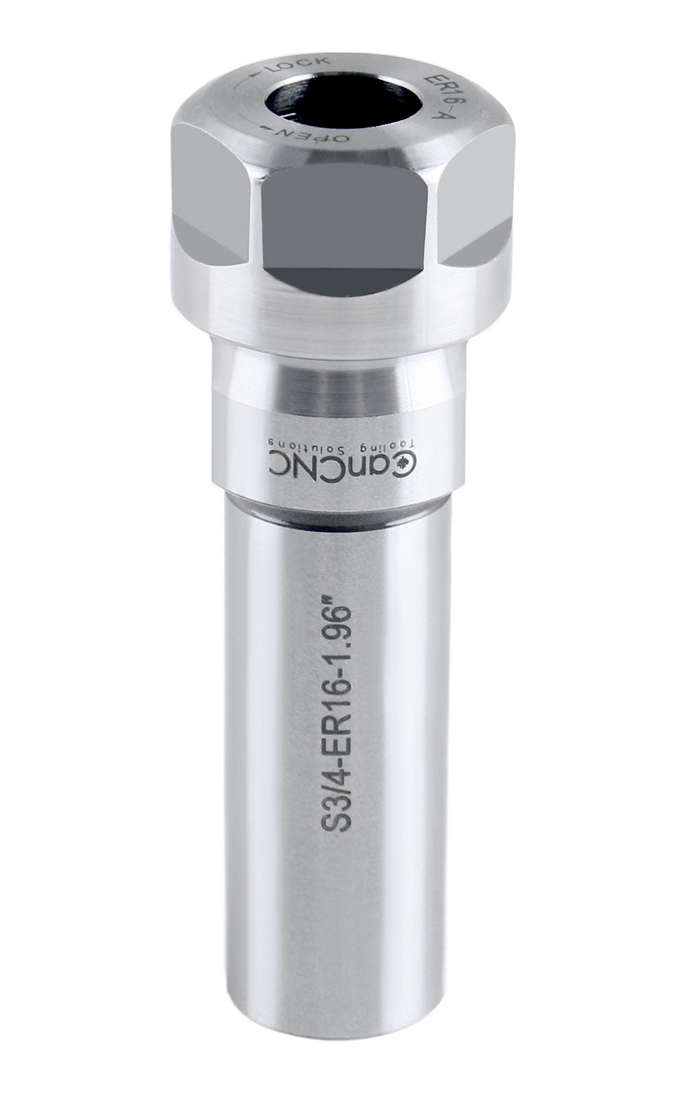 Straight Shank ER Hex Collet Chucks, Hex & Slotted, ER16, ER20, ER25, ER40, ER32