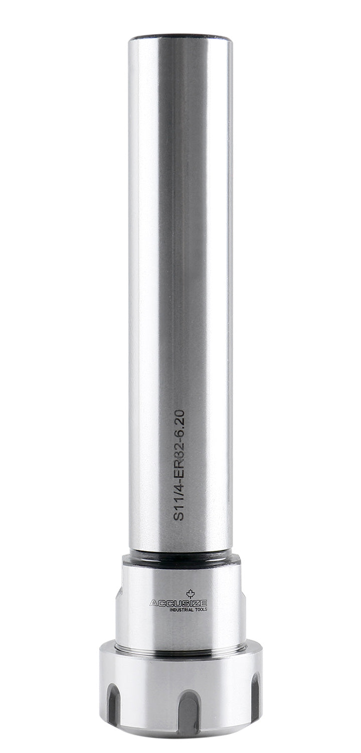 Straight Shank ER Hex Collet Chucks, Hex & Slotted, ER16, ER20, ER25, ER40, ER32