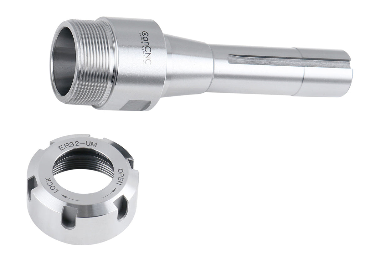 R8 Shank ER Collet Chucks, ER16, ER20, ER25, ER32, ER40