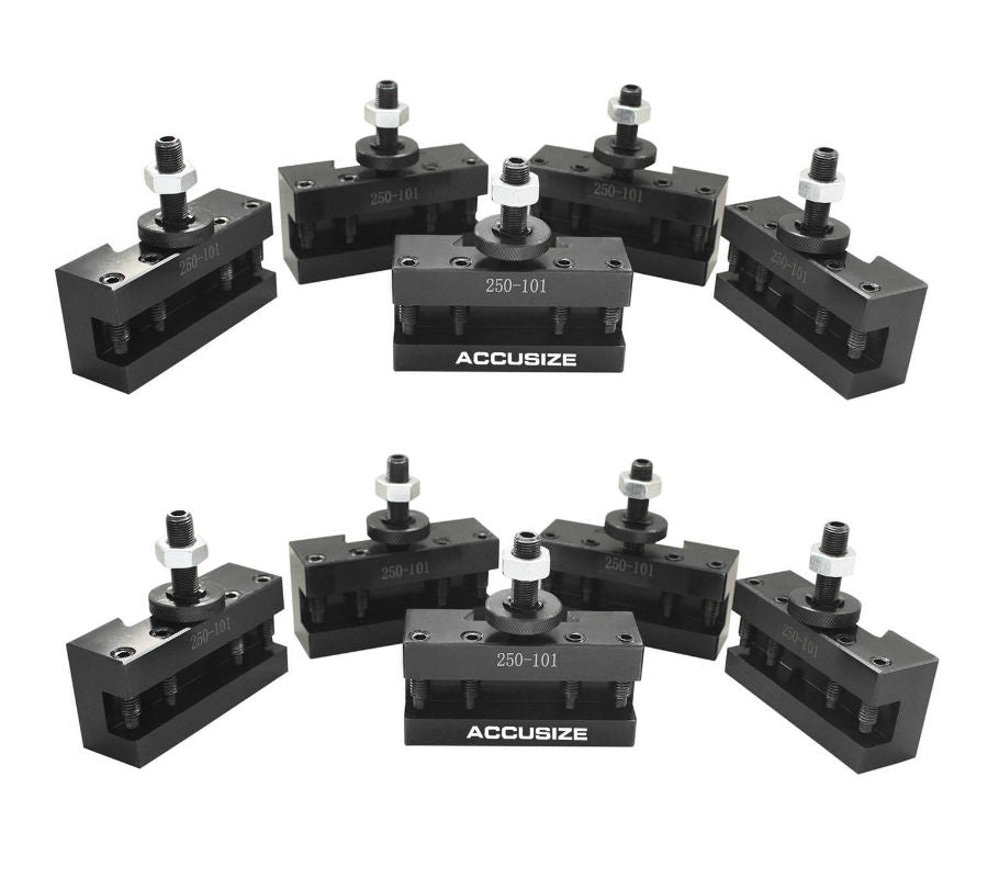 0250-0101x10, 10 Pcs of AXA Turing and Facing Holder, Quick Change Tool Holder
