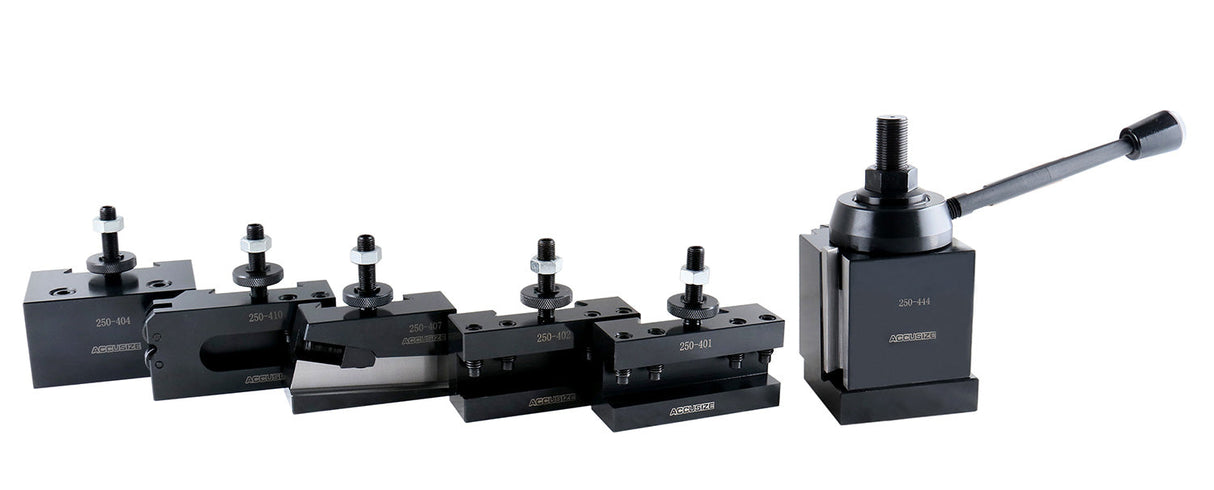 Quick Change Tool Post Sets (USA STYLE), Wedge Type (6 Piece/Sets)
