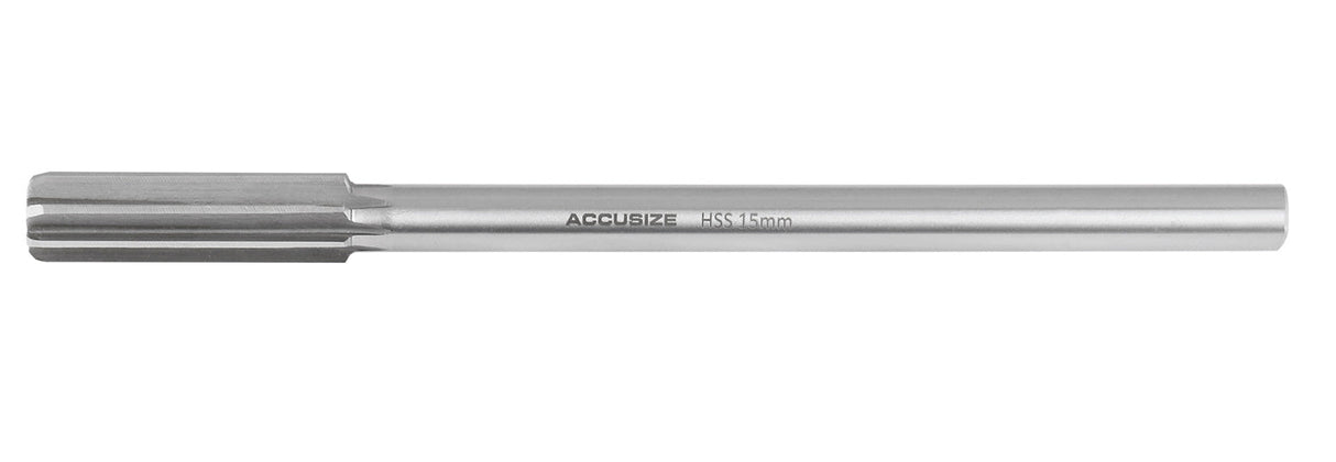 Metric ANSI HSS M2 Straight Flute Chucking Reamers, Straight Shank, Right Hand