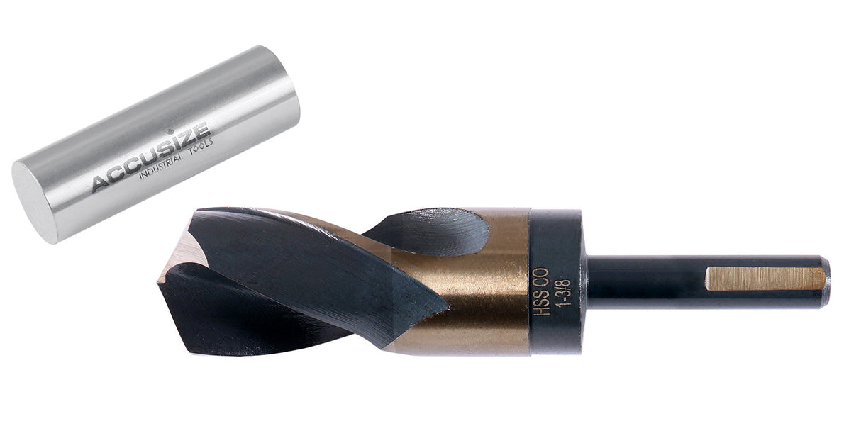 ANSI M35(H.S.S. + 5% Cobalt) 1/2" Shank S & D Drill, 135° Split Point