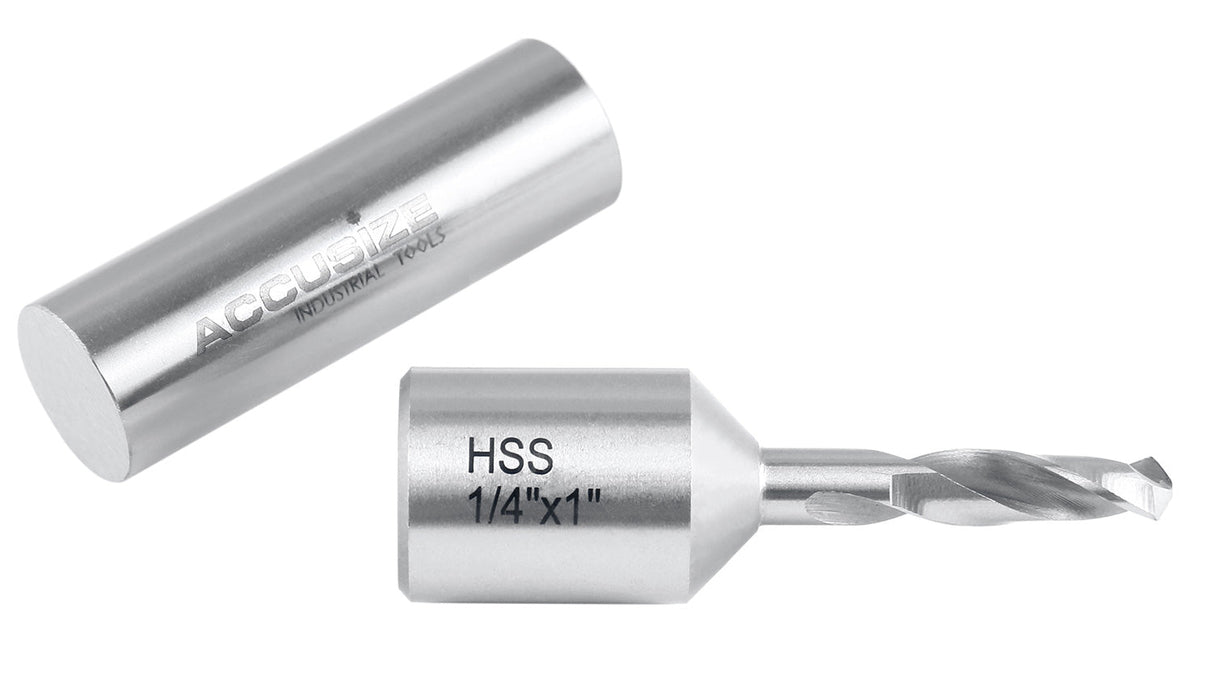 HSS Fully Ground Drills with 3/4in., Weldon Shank, 0519 Series