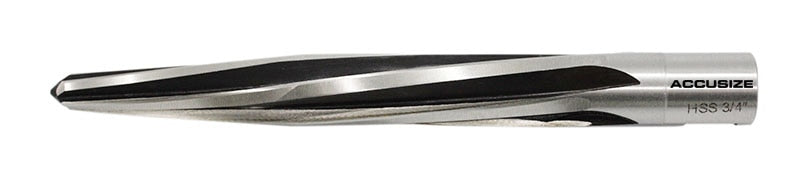 H.S.S. Aligning Reamer, Spiral Flute, 3/4", 0.75 inch Weldon Shank