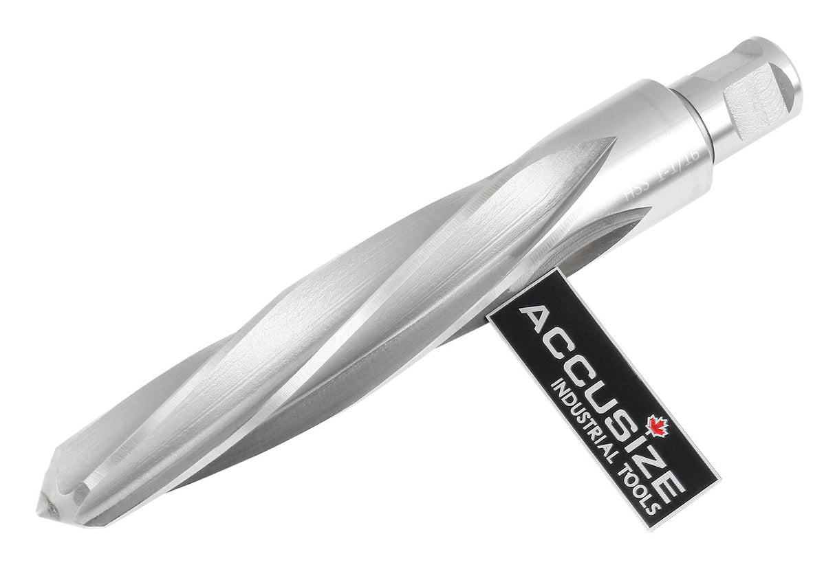 H.S.S. Aligning Reamer, Spiral Flute, 3/4", 0.75 inch Weldon Shank