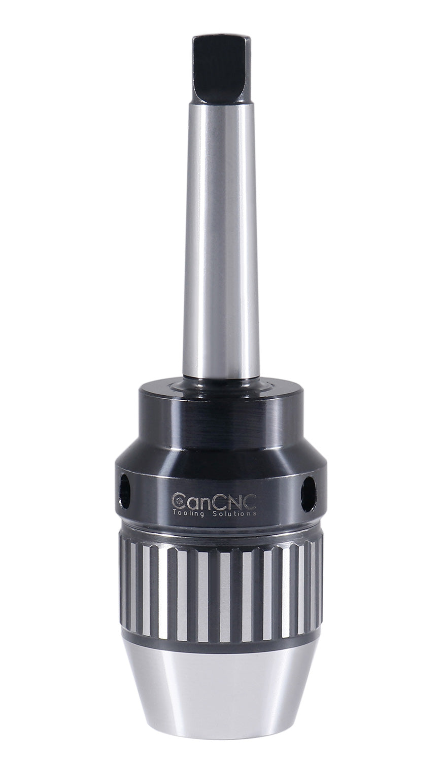 Precision Keyless Drill Chuck, Heavy-Duty with Integrated Shank, Titanium Jaws