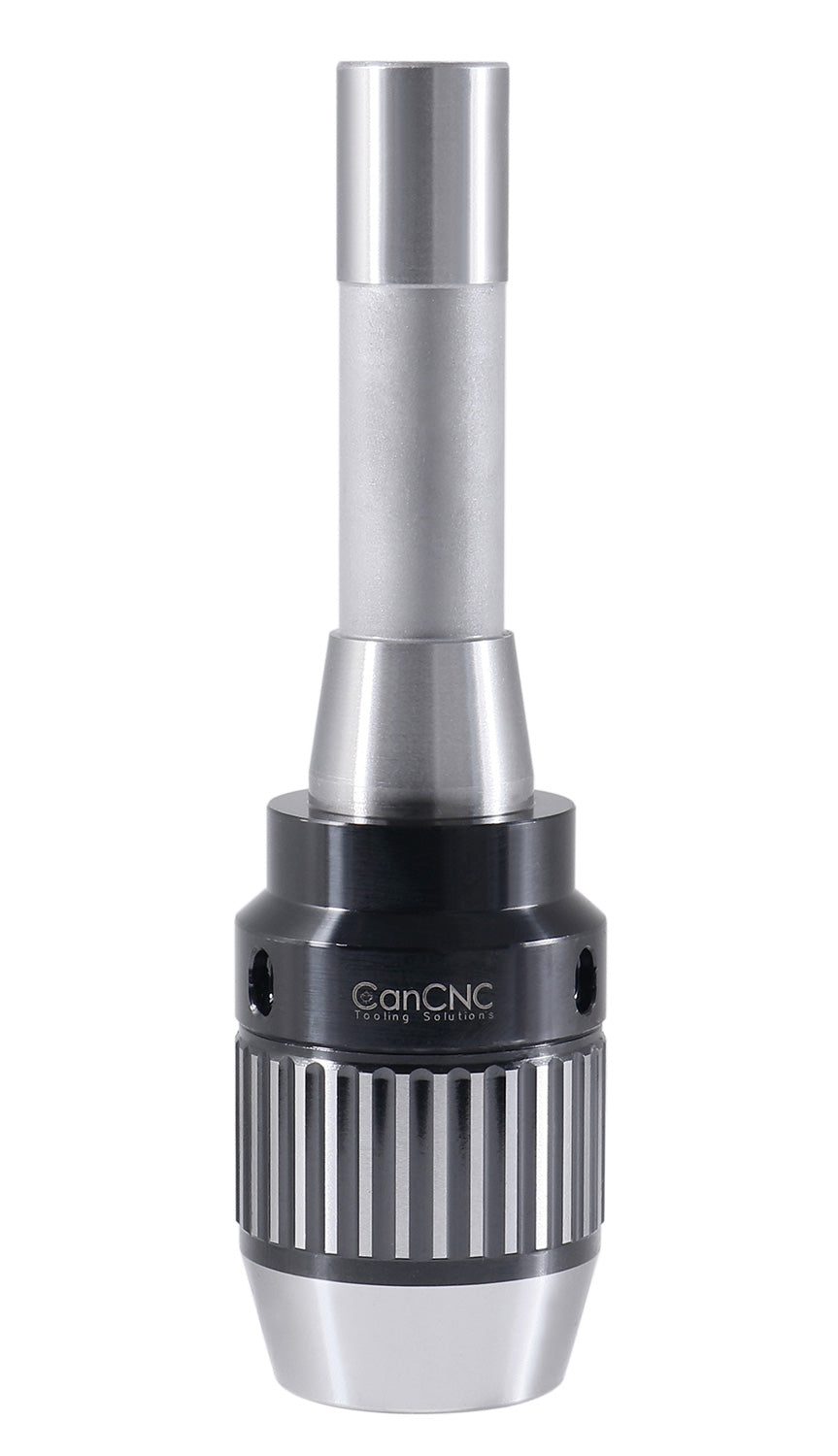 Precision Keyless Drill Chuck, Heavy-Duty with Integrated Shank, Titanium Jaws