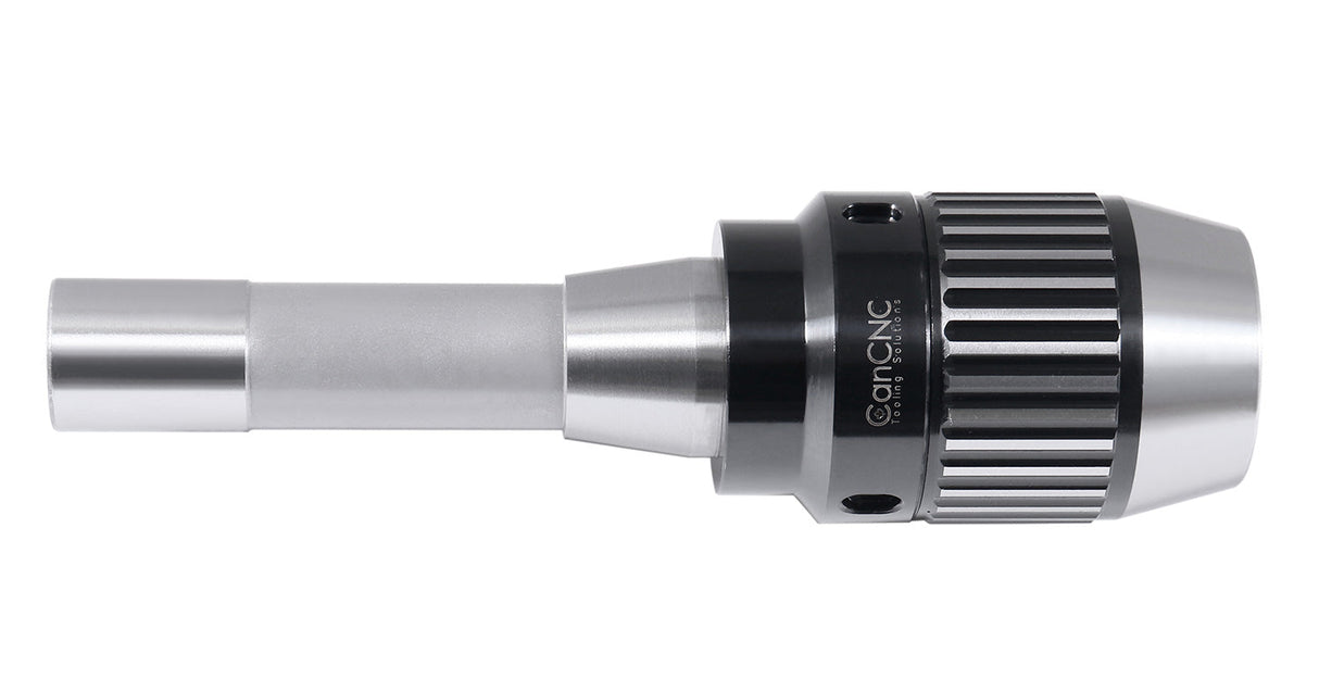 Precision Keyless Drill Chuck, Heavy-Duty with Integrated Shank, Titanium Jaws