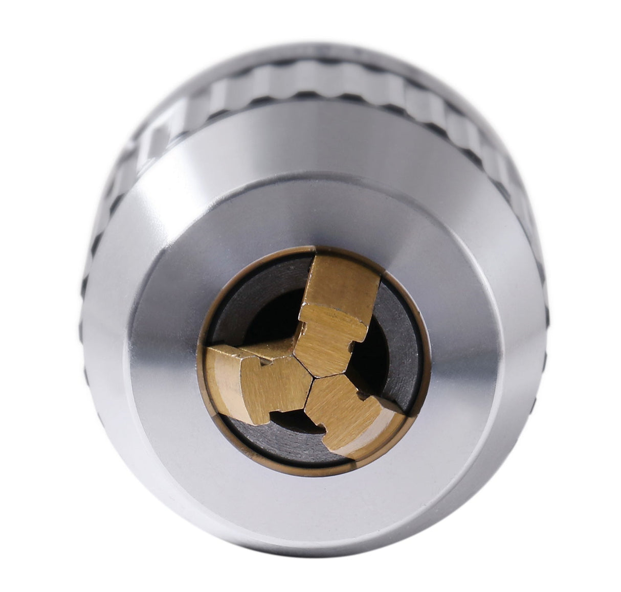 Precision Keyless Drill Chuck, Heavy-Duty with Integrated Shank, Titanium Jaws
