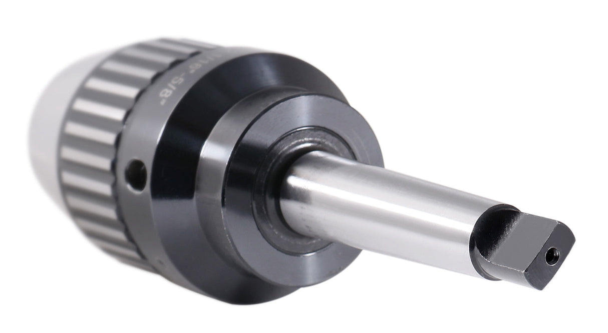 Precision Keyless Drill Chuck, Heavy-Duty with Integrated Shank, Titanium Jaws