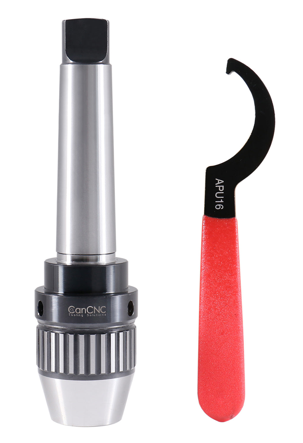 Precision Keyless Drill Chuck, Heavy-Duty with Integrated Shank, Titanium Jaws