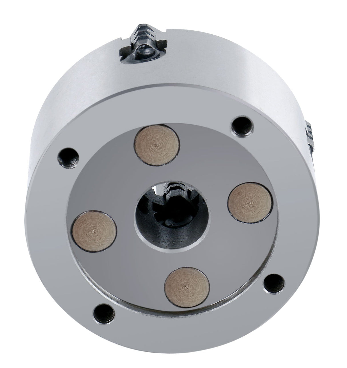 4-Jaw Independent Lathe Chucks, Plain Back