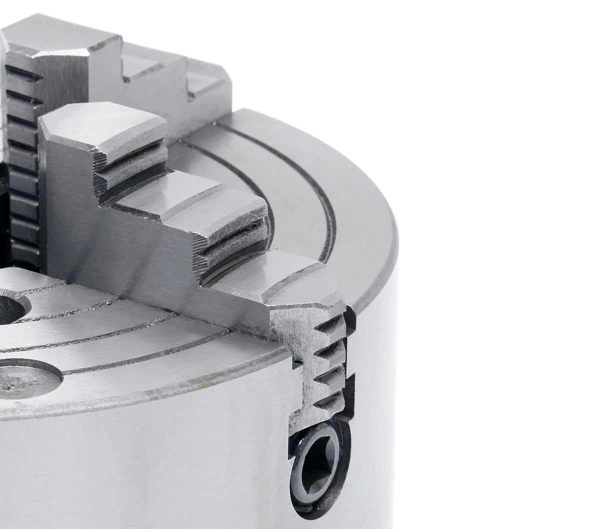 4-Jaw Independent Lathe Chucks, Plain Back