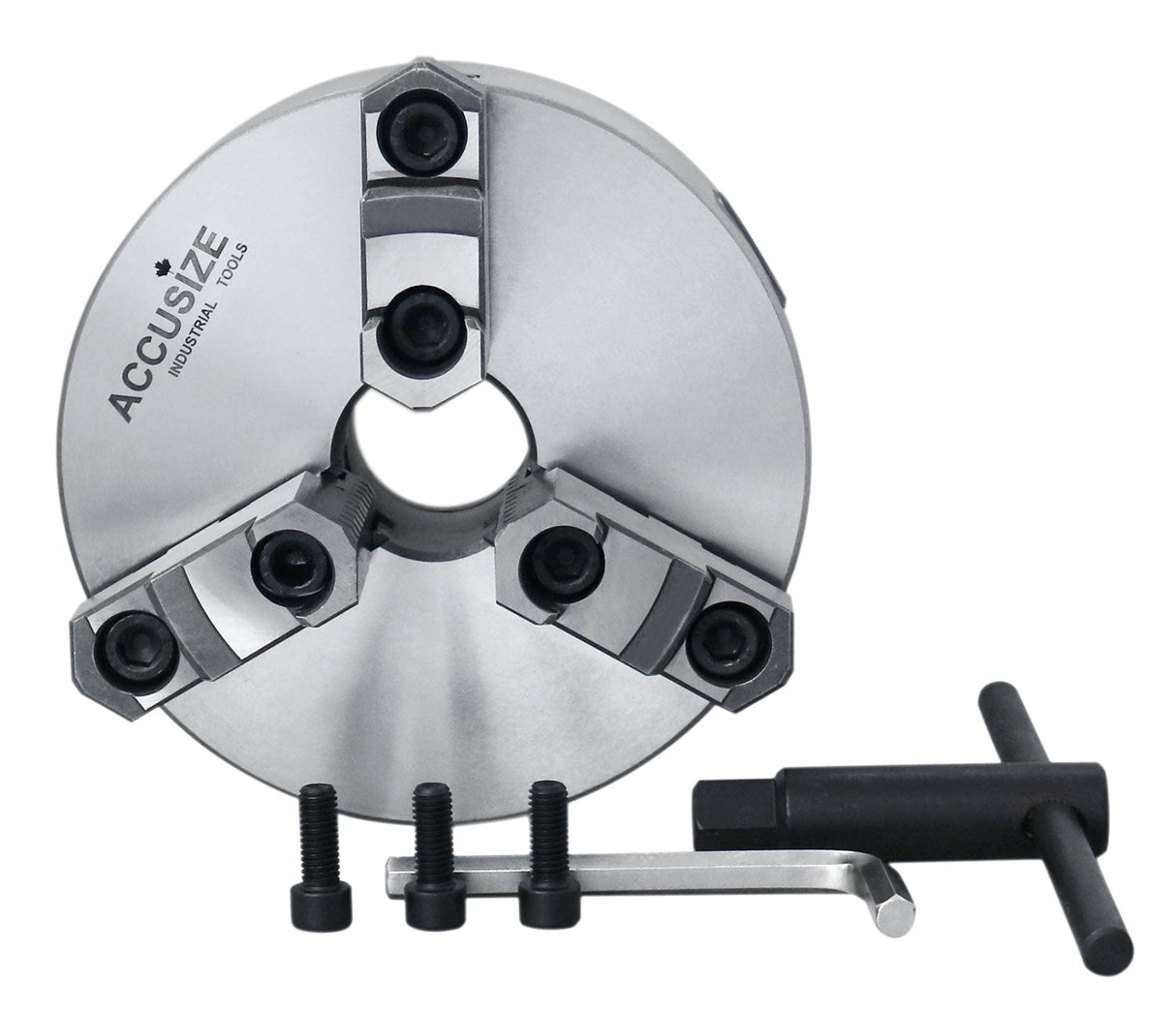 Two-Piece Reversible Jaw 3-Jaw Chucks, Plain Back