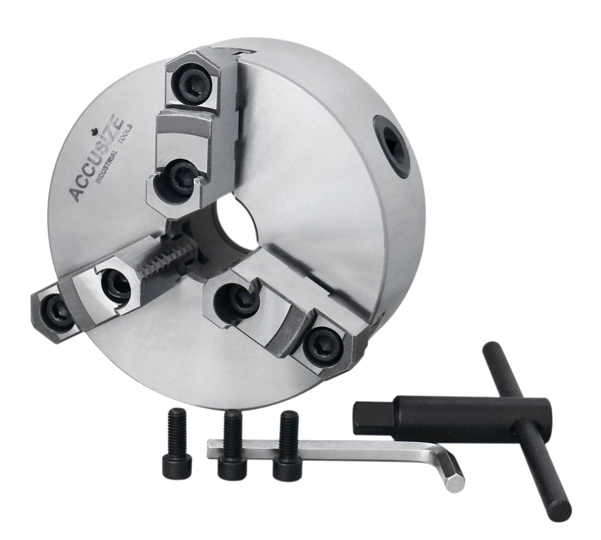 Two-Piece Reversible Jaw 3-Jaw Chucks, Plain Back