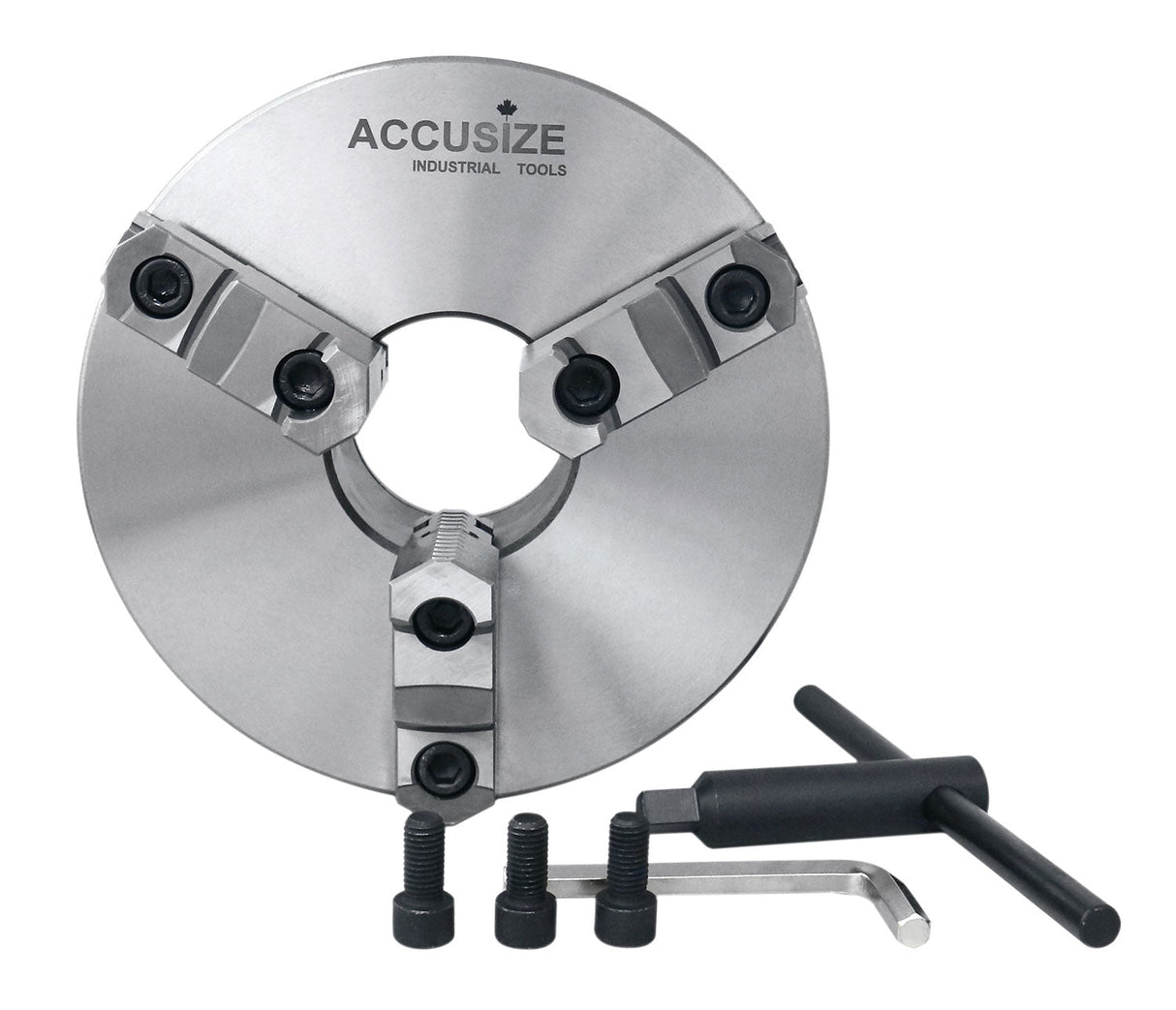 Two-Piece Reversible Jaw 3-Jaw Chucks, Plain Back