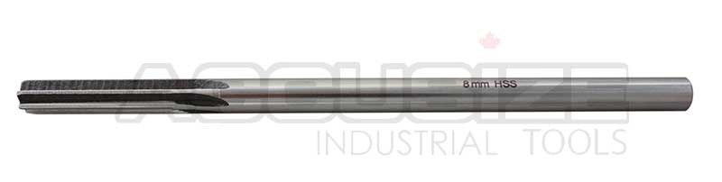 Metric ANSI HSS M2 Straight Flute Chucking Reamers, Straight Shank, Right Hand