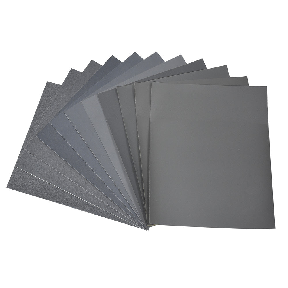 3M⢠WetorDry⢠Silicon Carbide Paper - Set of 11