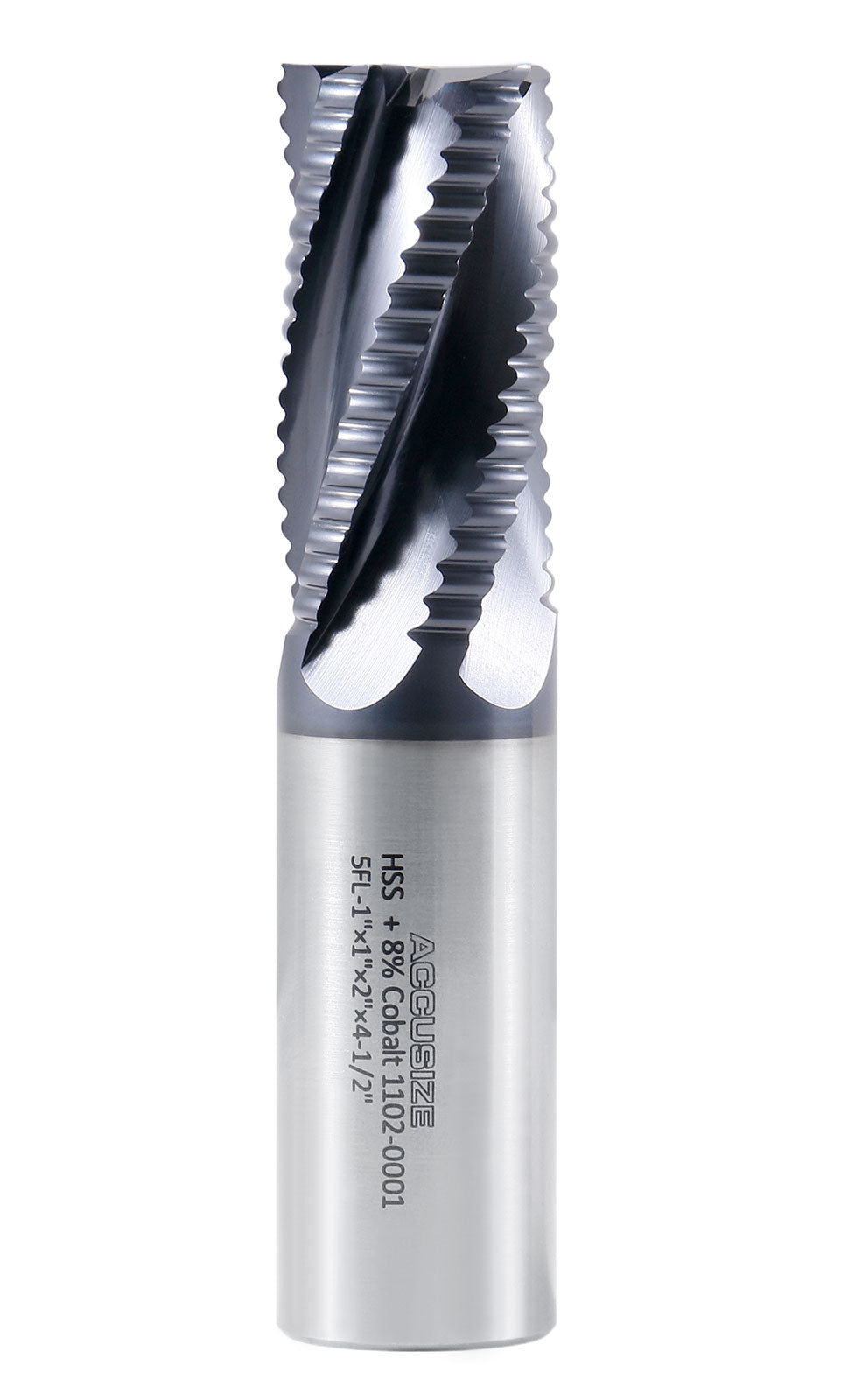 Standard Tooth, TiAlN Coated, M42-8% Cobalt Roughing End Mills