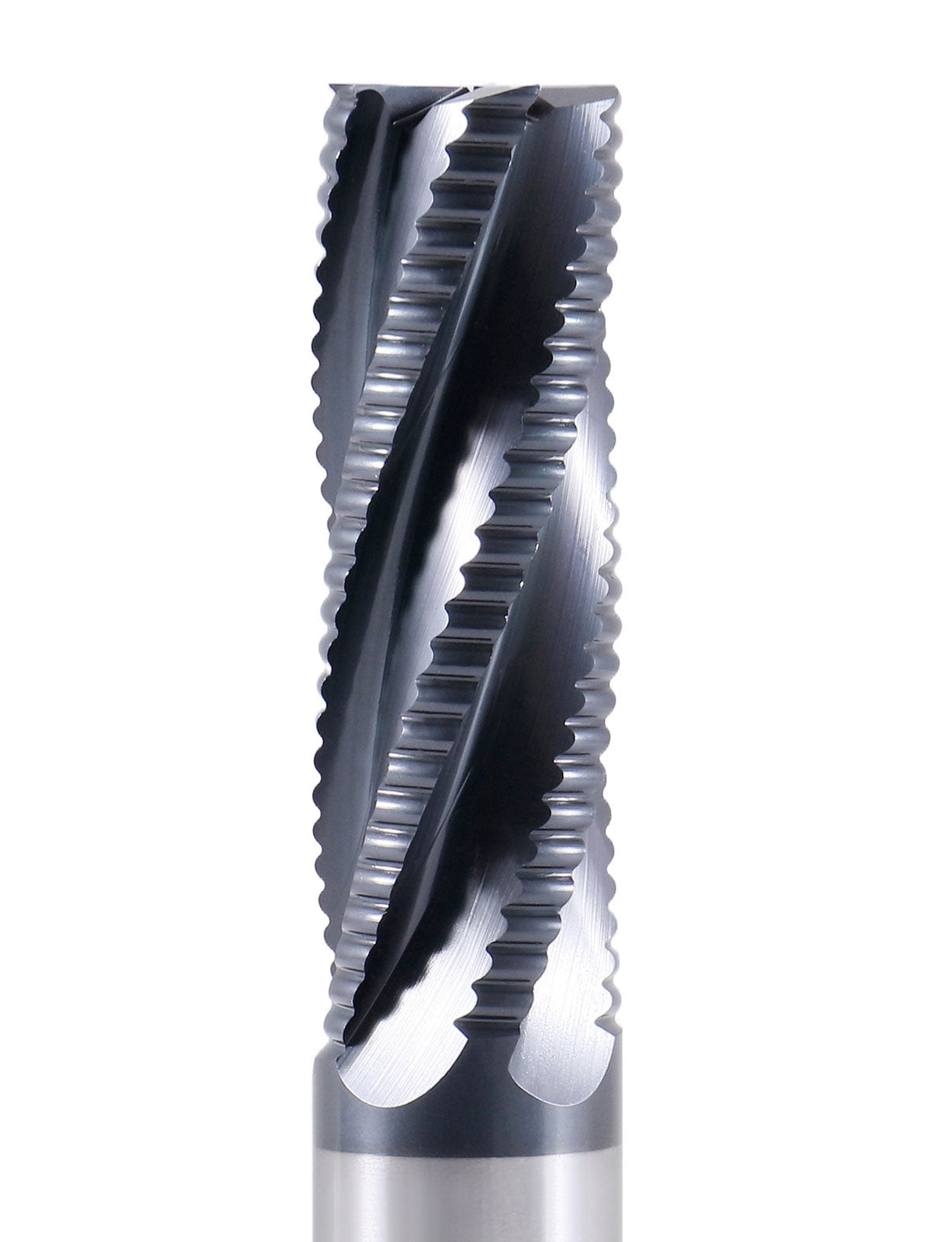 Standard Tooth, TiAlN Coated, M42-8% Cobalt Roughing End Mills