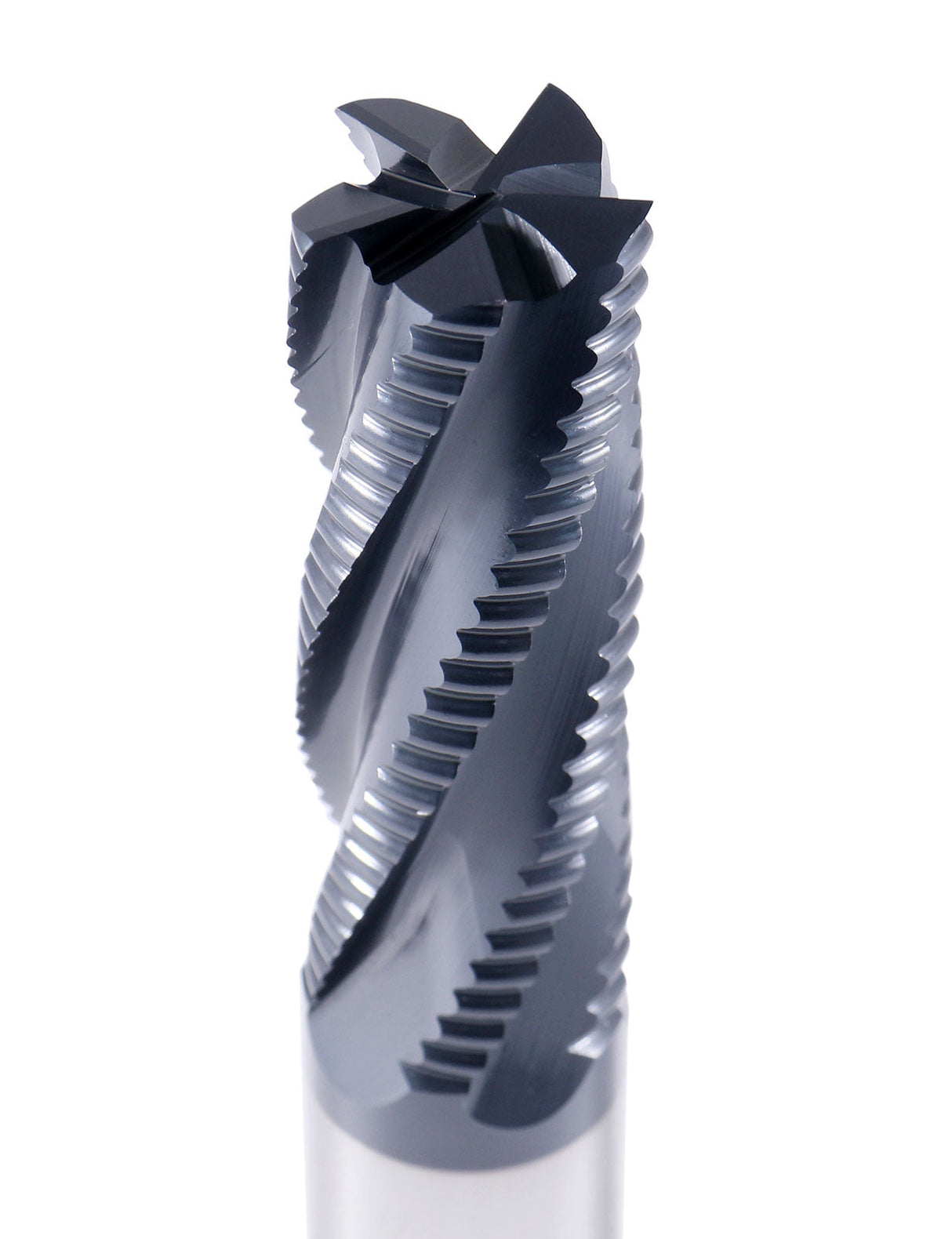Standard Tooth, TiAlN Coated, M42-8% Cobalt Roughing End Mills