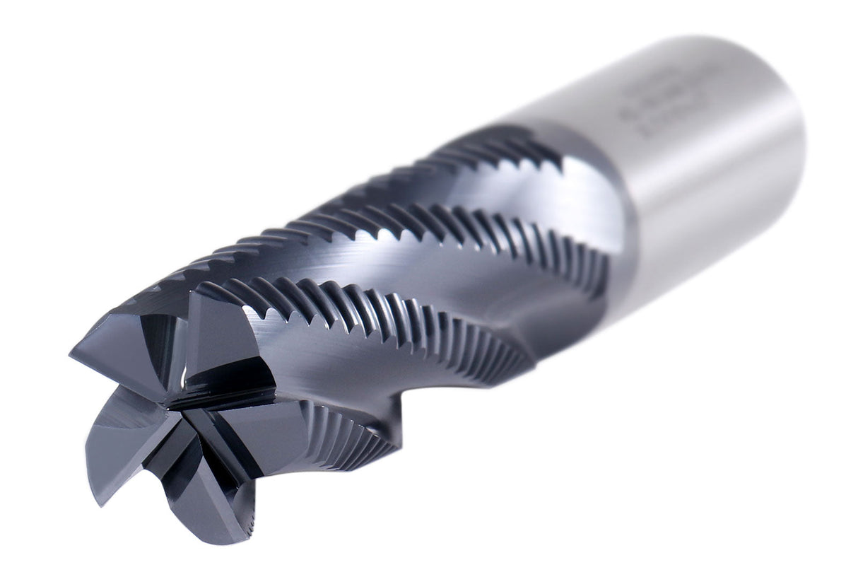 Standard Tooth, TiAlN Coated, M42-8% Cobalt Roughing End Mills