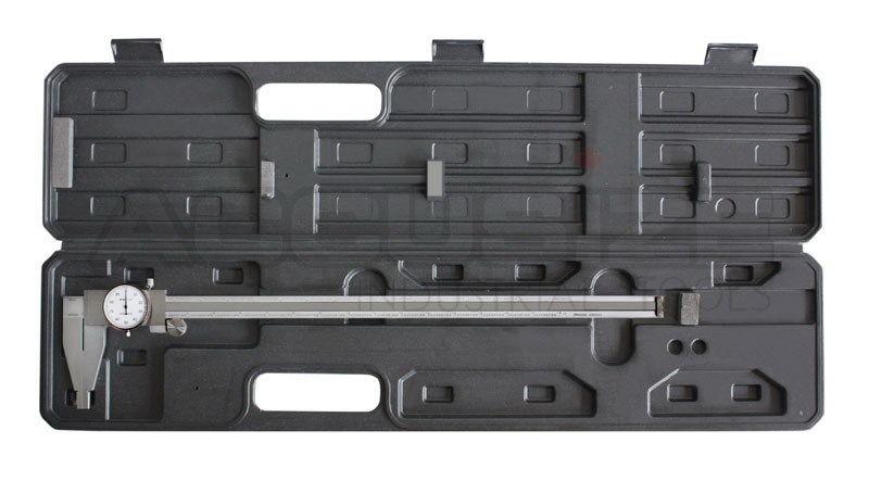 Heavy-Duty Dial Caliper, Stainless Steel