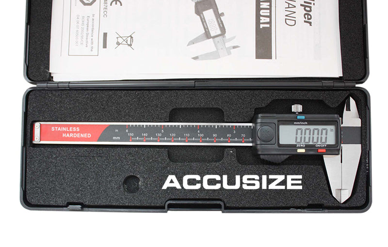 Left-Hand Digital Caliper with Extra Large Screen
