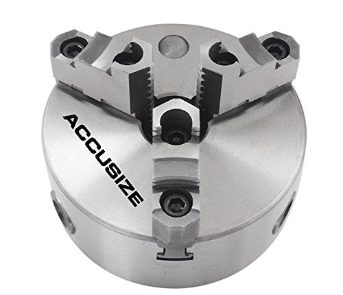 Two-Piece Reversible Jaw 3-Jaw Chucks, Plain Back