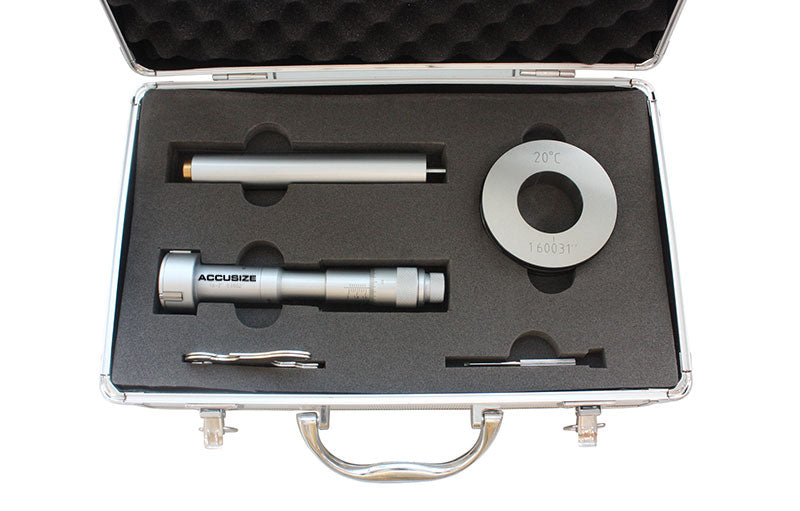Three -Point Internal Micrometers, Ratchet Stop