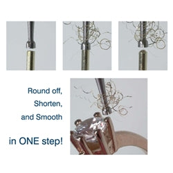 Busch Burs, Twin Cut Cup, Fig. 411T (Pkg. of 6)