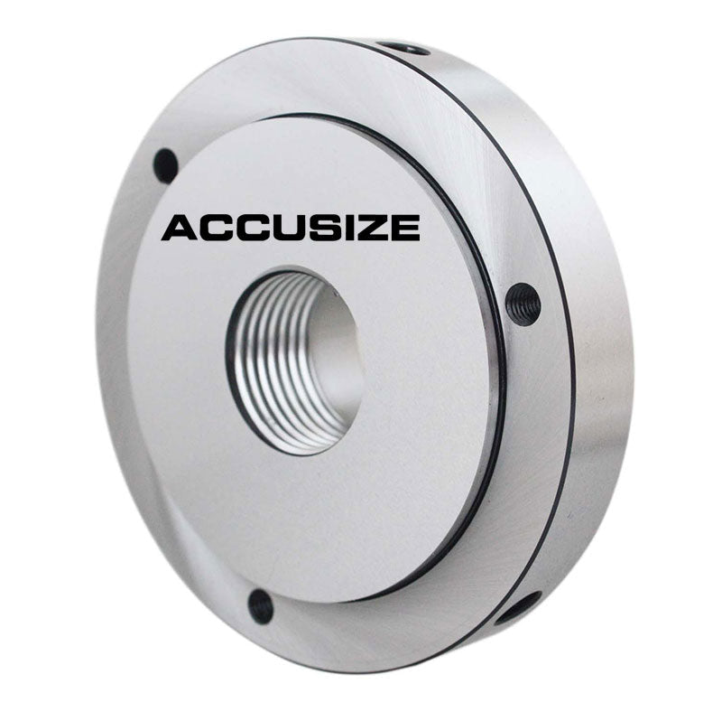 5" Semi Finished Threaded Back Plate for 5C Collet Chucks