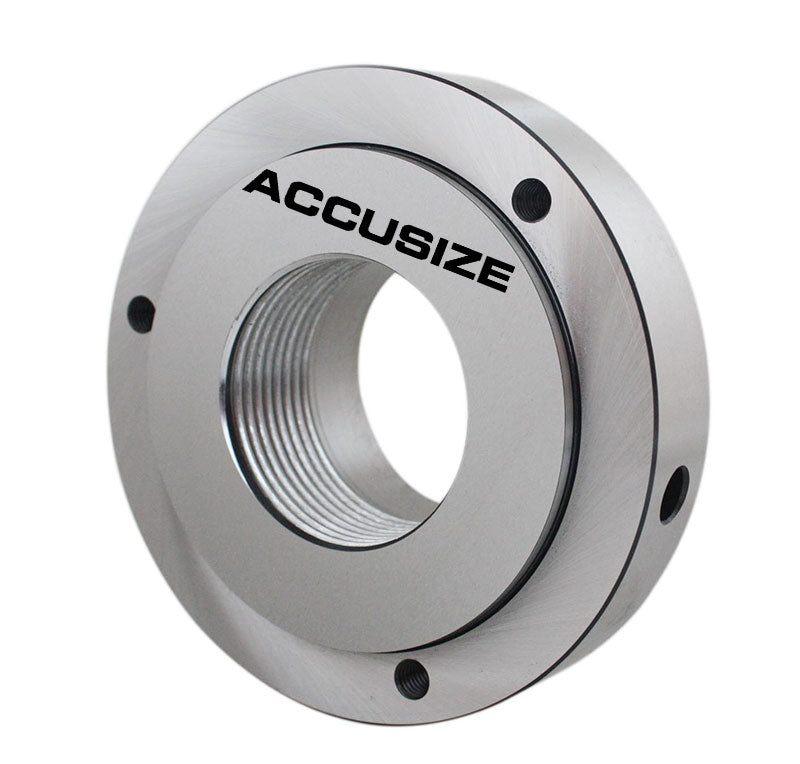 5" Semi Finished Threaded Back Plate for 5C Collet Chucks