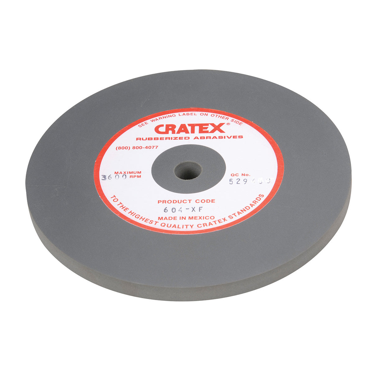 Cratex® Large Wheel, 6"x1/4" - 604