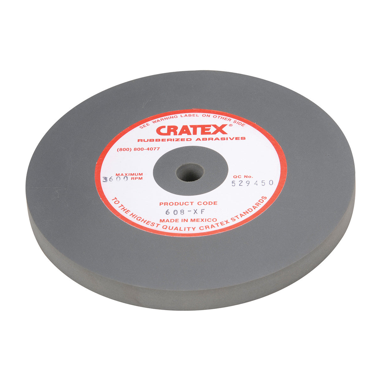 Cratex® Large Wheel, 6"x1/2" - 608