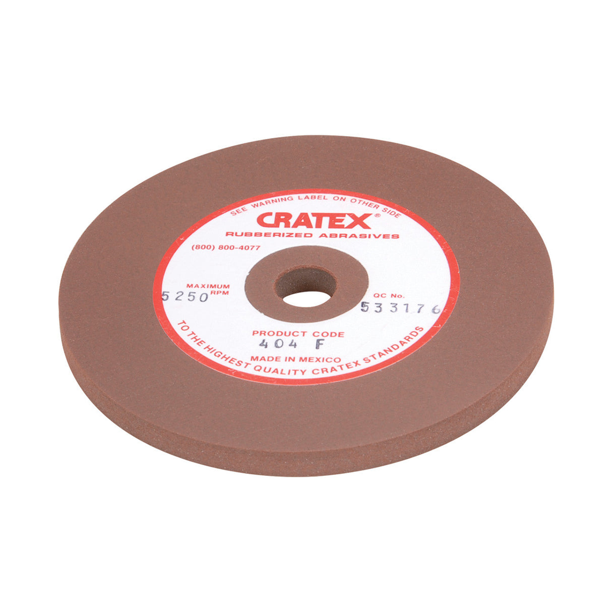 Cratex® Large Wheel, 4"x1/4" - 404