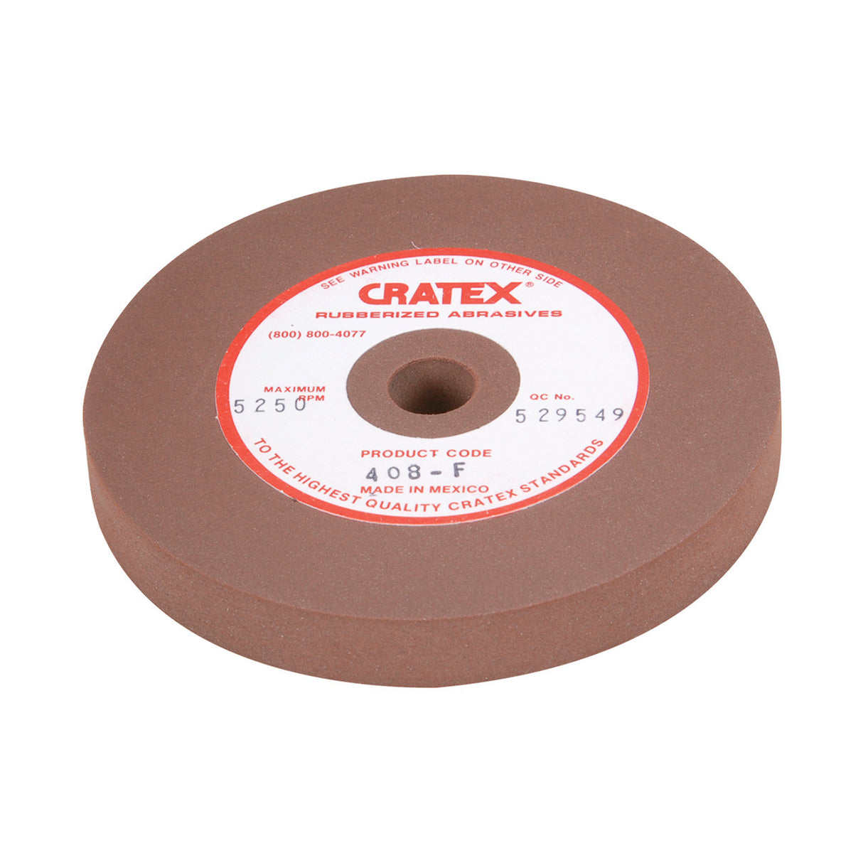 Cratex® Large Wheel, 4"x1/2" - 408