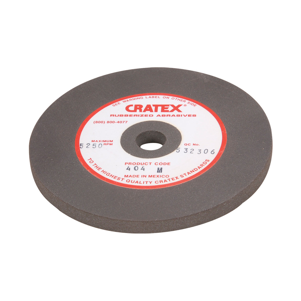Cratex® Large Wheel, 4"x1/4" - 404