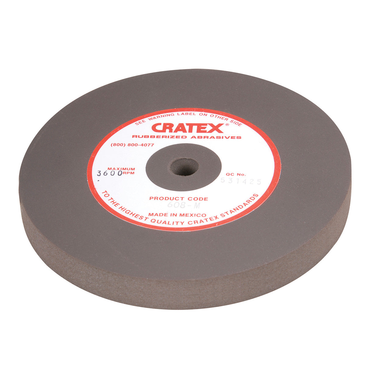 Cratex® Large Wheel, 6"x3/4" - 612