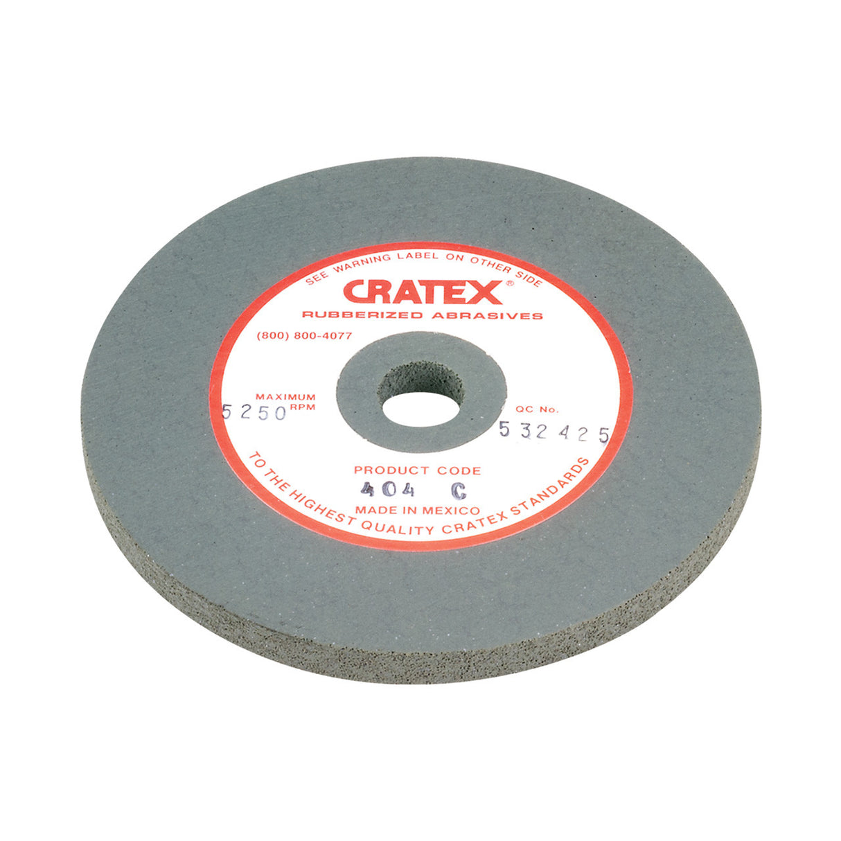Cratex® Large Wheel, 4"x1/4" - 404