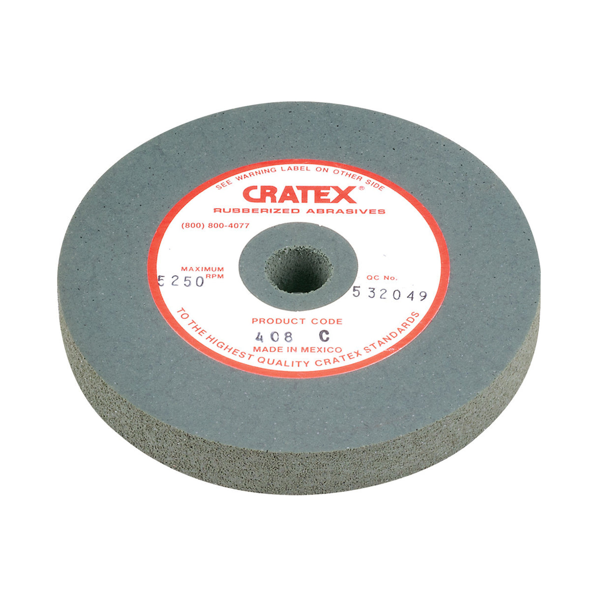 Cratex® Large Wheel, 4"x1/2" - 408