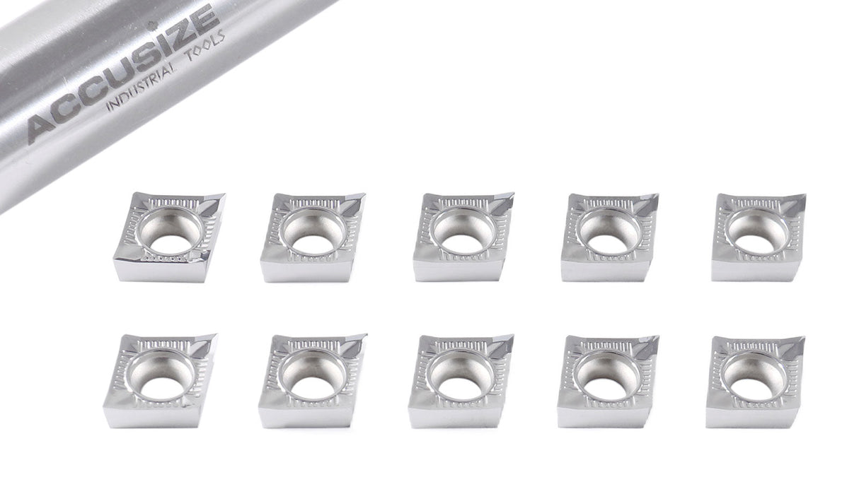 CCGT for Aluminum Carbide Inserts, 10ps/Set
