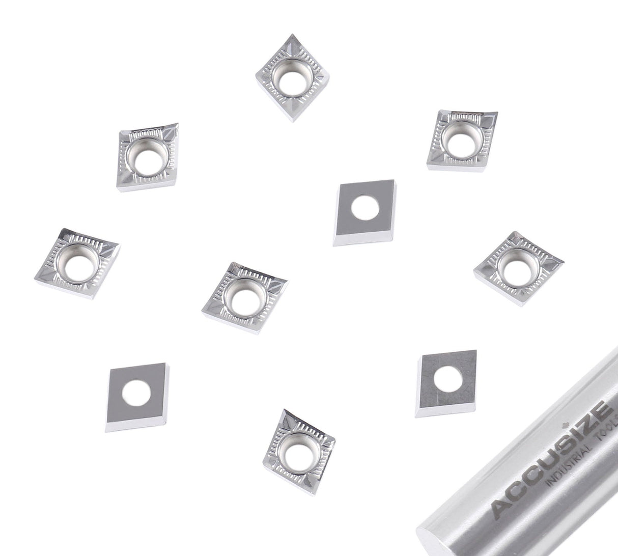 CCGT for Aluminum Carbide Inserts, 10ps/Set